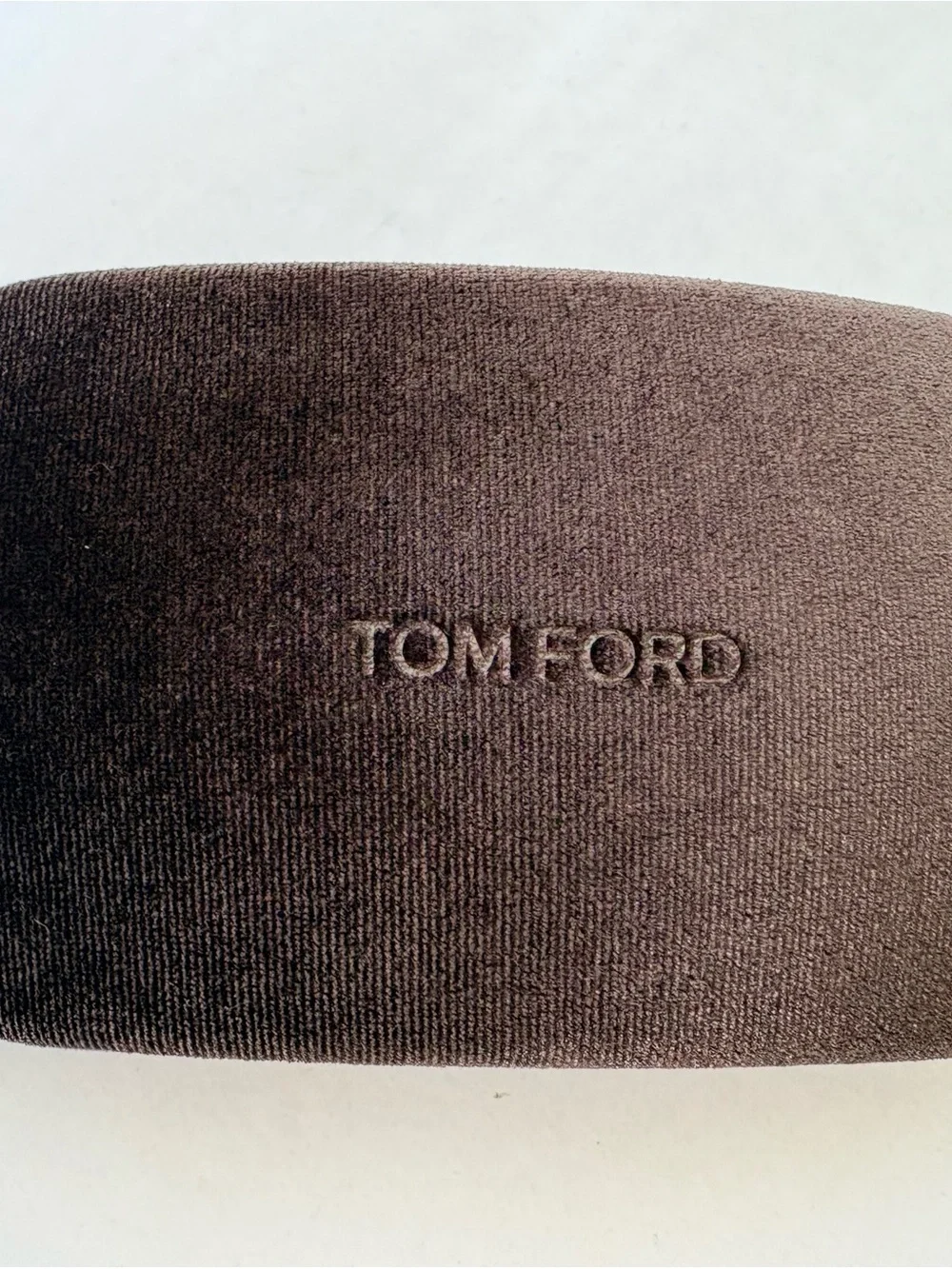 NEW AUTHENTIC TOM FORD X-LARGE EYGLASSES BOX VELOUR CASE SEALED CLOTH DOCUMENTS